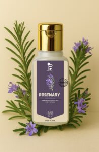 Pure Rosemary Essential Oil 100% Natural | Cold-Pressed | For Hair, Skin & Scalp Care-Pure Living.